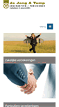Mobile Screenshot of dejongentump.nl